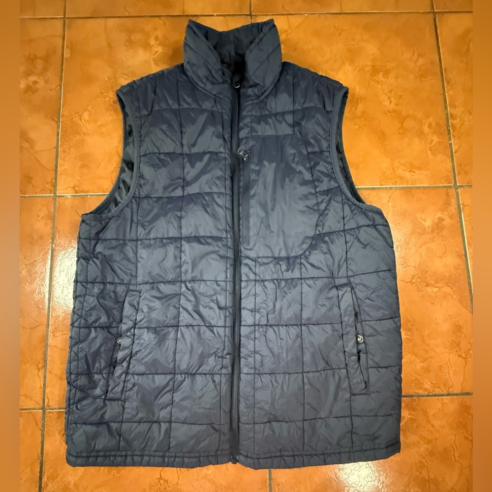 St. John's Bay Blue Quilted Sleeveless Vest